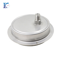 Axial Rear Mount Stainless Steel Shockproof Pressure Gauge Hydraulic Air Liquid Manometer 0-600bar 1 Year Warranty