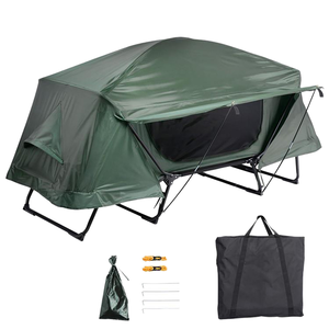 Presa di fabbrica per esterni a doppio strato da pesca lettino tenda impermeabile in tessuto Oxford da terra - Product Image 4