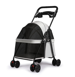 <span class=keywords><strong>Poussette</strong></span> <span class=keywords><strong>pour</strong></span> animaux de compagnie la plus vendue <span class=keywords><strong>pour</strong></span> petits chiens et chats Teddy, chaton Légère, pliable, portable Amovible <span class=keywords><strong>pour</strong></span> une utilisation en extérieur - Product Image 2