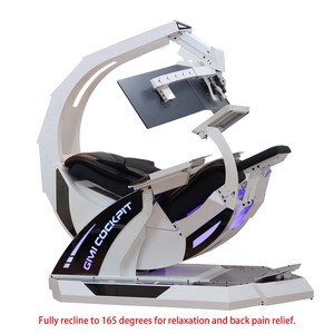 Silla de Trabajo Reclinable de Gravedad Cero IMPERATOR GM-520 GIMI Gaming COCKPIT, Compatible con Soporte Inclinable para Tres Monitores FIVE, VR - Product Image 6