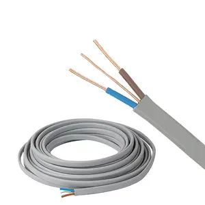 BS6004 Electrical Grey Twin And Earth 6242y Cable 10mm TPS Flat PVC Copper Twin And Earth Cable 2.5mm2