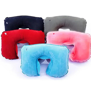 1pcs U-Shape Travel Car Pillow for Airplane Inflatable Neck Pillow Travel Accessories Road Trip Comfortable Sleep Pillows - Product Image 2