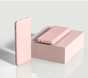 뜨거운 판매 <span class=keywords><strong>5V</strong></span> 2A 로고 슬림 미니 전원 은행 5000mAh 모바일 충전기 핑크 <span class=keywords><strong>PowerBank</strong></span> 프로모션 선물 PowerBanks - Product Image 1