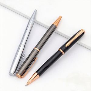 Custom Logo 1.0Mm Black Ballpoint <b>Pen</b> High-End Metal Design for Office School Promotions Customizable Business <b>Pens</b> - Product Image 1