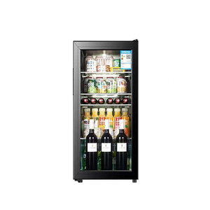 <span class=keywords><strong>Mini</strong></span>-réfrigérateur compact silencieux pour hôtel, bar, avec porte vitrée, <span class=keywords><strong>mini</strong></span>-bar, petit congélateur, armoire à vin, réfrigérateur à thé - Product Image 3