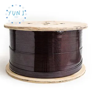 YUNI -2/180C 200C Enameled Round Aluminum Winding Wire For Transformer Coil UPS Coil Rewinding High Degre Aluminum Magnet Wire