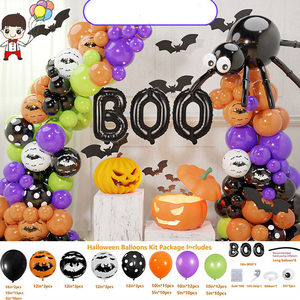 Set <span class=keywords><strong>de</strong></span> Globos <span class=keywords><strong>de</strong></span> Látex con Temática <span class=keywords><strong>de</strong></span> <span class=keywords><strong>Halloween</strong></span>, Decoración <span class=keywords><strong>de</strong></span> <span class=keywords><strong>Calabaza</strong></span>, Globos con Caras <span class=keywords><strong>de</strong></span> Fantasma y Globos Florales para <span class=keywords><strong>Halloween</strong></span> - Product Image 1