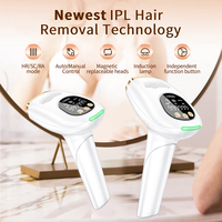 510K professionnel glace refroidissement maison pour femmes visage et corps épilateur portable indolore permanente épilation au Laser