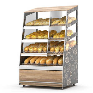 Cửa Hàng Bán Lẻ Tùy Chỉnh Đồ Nội Thất Bằng Gỗ Bánh Mì Hiển Thị Showcase Tầng Đứng Tủ Trưng Bày Bánh - Product Image 4