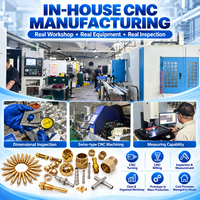 Pièces de tour CNC en laiton de haute précision, prototypage rapide et production en petites séries