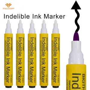 Professionele Custom Logo Zilvernitraat Stemmen Marker Onuitwisbare Inkt Pen Verkiezing Permanente Onuitwisbare Inkt Markers Pen