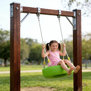 <span class=keywords><strong>Columpio</strong></span> Moderno para Niños con Control Remoto, Luces LED, Neumáticos Luminosos, Impermeable IP65, de PE, con Cambio de Color, para Exteriores, <span class=keywords><strong>Parque</strong></span> - Product Image 1