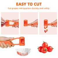 Coupe-fruits multifonctionnel pour la cuisine, pour raisins, cerises, tomates, fraises, outil de découpe rapide, trancheuse à raisins