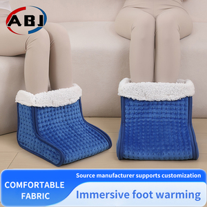 Tragbare elektrisch beheizte Fußwärmer-<span class=keywords><strong>Massage</strong></span> schuhe mit verstellbarem Thermostat Wasch bares Design Haushalts überhitzung schutz - Product Image 4