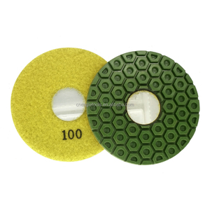 Sıcak satmak 125mm petek reçine elmas kenar parlatma pedleri granit ve mermer için - Product Image 5