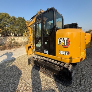 Mini-excavatrice sur chenilles CAT 308 d'occasion, excavatrice Cat 308E2 d'origine de 8 tonnes en bon état de fonctionnement à vendre - Product Image 4