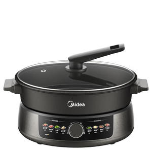 Casserole électrique Midea 4,5 L 1600 W, commande mécanique, multifonction, avec couvercle en verre - Product Image 5