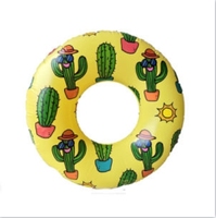 Bouée de natation gonflable en PVC à rayures rétro, bouée flottante sous les bras, flotteurs de piscine d'été pour la plage et les fêtes en plein air