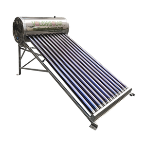 Calentadores de Agua Solares de Acero Inoxidable de 150L con Tubos Evacuados, Ahorro de Energía, Control Manual, Independientes, Ecológicos - Product Image 1