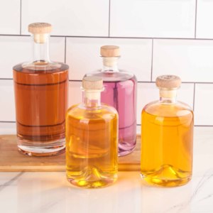 Contenedor de vino de <span class=keywords><strong>absenta</strong></span> de Vodka de tequila vacío personalizado 500/750ml redondo claro licor Gin Vodka <span class=keywords><strong>botella</strong></span> de vidrio con tapón de corcho - Product Image 4