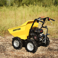AUSTTER Meilleure vente 300kg tout terrain 4X4 roues motrices B & S/Ducar moteur à essence alimenté petite brouette Mini camion Dumper