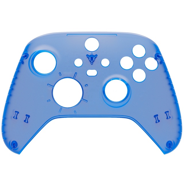 EXtremeRate Clear Blue Custom Front Housing Shell Replacement Faceplate for Xbox Series X & S Controller