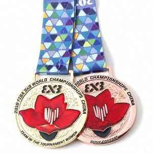 Medallón Deportivo de Metal Personalizado de Alta Calidad de Fabricantes Chinos, Trofeo de Fútbol, Medalla de Oro - Product Image 4