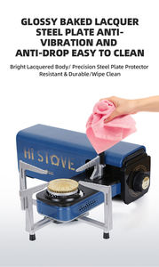 Cassette Réchaud Camping En Plein Air Pliant Portable <span class=keywords><strong>Gaz</strong></span> Butane Réchaud <span class=keywords><strong>Gaz</strong></span> <span class=keywords><strong>Fondue</strong></span> Grill Coupe-Vent - Product Image 2