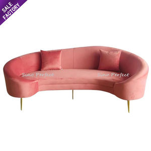 Meubles de salon en gros, décoration d'événements de mariage, canapé en acier inoxydable pour la mariée et le marié, canapé de fête, canapé d'hôtel, canapé de maison - Product Image 6