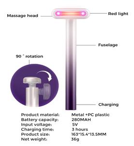 Cầm Tay <span class=keywords><strong>4</strong></span> Trong <span class=keywords><strong>1</strong></span> Chăm Sóc Da Cây Đũa Phép Ánh Sáng Màu Đỏ Điều Trị Mắt Massager USB Nạp Tiền Loại Bỏ Nếp Nhăn EMS Vẻ Đẹp Ấm Áp Thiết Bị - Product Image 5