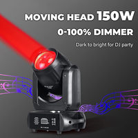 150W lumière principale mobile Dmx512 Led tête mobile Rgbw lumières de scène lumière de faisceau principal mobile pour Dj