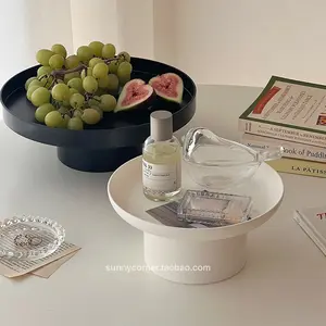 transparent trays for fruit dry fruit ceramic round rattan tray set fruits