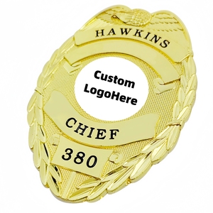 Nhà Sản Xuất Tùy Chỉnh Bảo Vệ An Ninh Phù Hiệu Mạ Vàng Lá Chắn Với UV In Ấn Laser Khắc Logo Chết Đúc Kỹ Thuật - Product Image 2