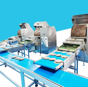 Electric Motor Heating Automatic Multifunctional Injera Yufka Pita <b>Bread</b> Chapati Tortilla Crepe <b>Making</b> <b>Machine</b> 304 Stainless - Product Image 6