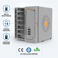 Armoire de charge pour tablettes sécurisée en acier SPCC avec verrouillage par clé, 7 emplacements, 45W Type-C PD3.0, charge rapide, montage mural, pour salle de classe