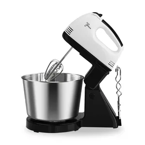 Hand Mixer 7 Speeds Household Bread Dough Kneading Whisk Stand Food Mixer With Bowl