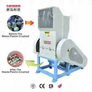 Shinho Auto Granulator Grondstof Pp Pvc Afval Plastic Crusher Plastic Recycle Breekmachine Hulpinjectiemachine