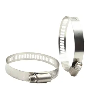 Compact and Durable Small Diameter Hose Clamp with adjustable pipe clamp worm gear 201 304 stainless steel hose clamps