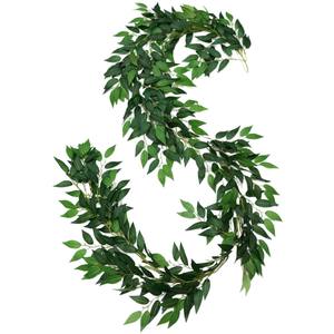 Haute qualité en gros en vrac 200cm Faux verdure feuilles de saule rotin pliable vigne de saule artificielle pour la décoration de la maison de mariage - Product Image 5