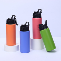 En stock – Nouveauté : Gourde en aluminium 750 ml pour cyclisme, sport de plein air, pot portable, cadeau, vente en gros
