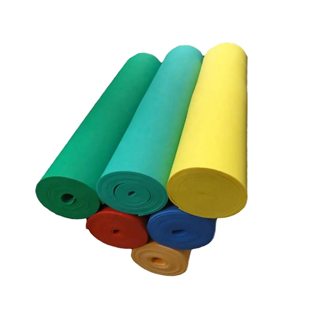cheap factory price 1mm 2mm 3mm 4mm 5mm 6mm foam eva colorful soft foam material rubber white and black eva roll