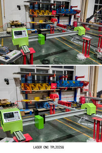 Mesin Pemotong Laser CNC Gantry Ringan, Pemotong Laser Serat Logam Terprogram, Water TPL2025Q Mendukung BMP PLT DWG DST Baru - Product Image 2