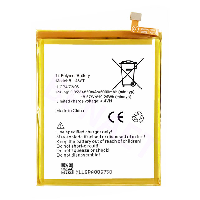 BL-48AT 5000mAh Mobile Phone Battery for Tecno L9 Plus Batteries