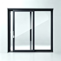 Fenêtres coulissantes à double vitrage au design moderne pour villa, ouverture horizontale, cadre en PVC, acier inoxydable, anti-insectes magnétique, Low-E
