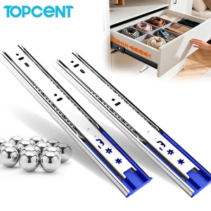 Küchenteleskop-Druck zum Öffnen von Schubladen führungen Soft Closing Runner Channel Kalt gewalzter Stahls chu blade schrank für Schlafzimmer - Product Image 1