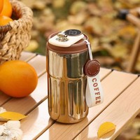 Nouveau 2025 Gobelet Isotherme Intelligent 450 ml pour Café, Bouteille d'Eau Double Paroi Isolée Sous Vide avec Affichage LED de Température