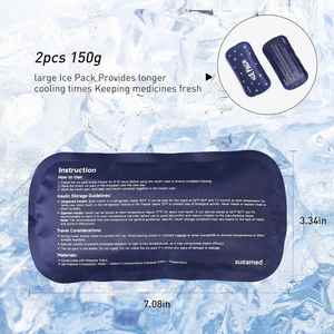 CUSTOM Insulin <b>Cooler</b> Travel Case, Double Layer Large Capacity Case TSA Approved Ice Pack for Insulin Pens Diabetic Supplies - Product Image 6