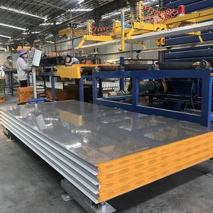 Paneles sándwich ignífugos a prueba de humedad suministrados directamente por el fabricante Paneles de purificación de taller sin polvo para sala limpia - Product Image 4