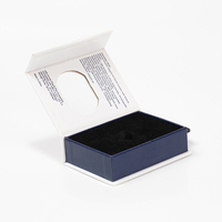 Caja de regalo magnética de ropa con logotipo personalizado reciclable, caja de embalaje de papel rígido elegante con ventana de PVC