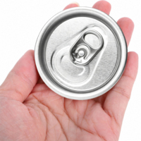 Couvercle de boîte en aluminium de qualité alimentaire 49,5 mm CDL à grande ouverture, écologique, recyclable, facile à ouvrir avec languette de traction